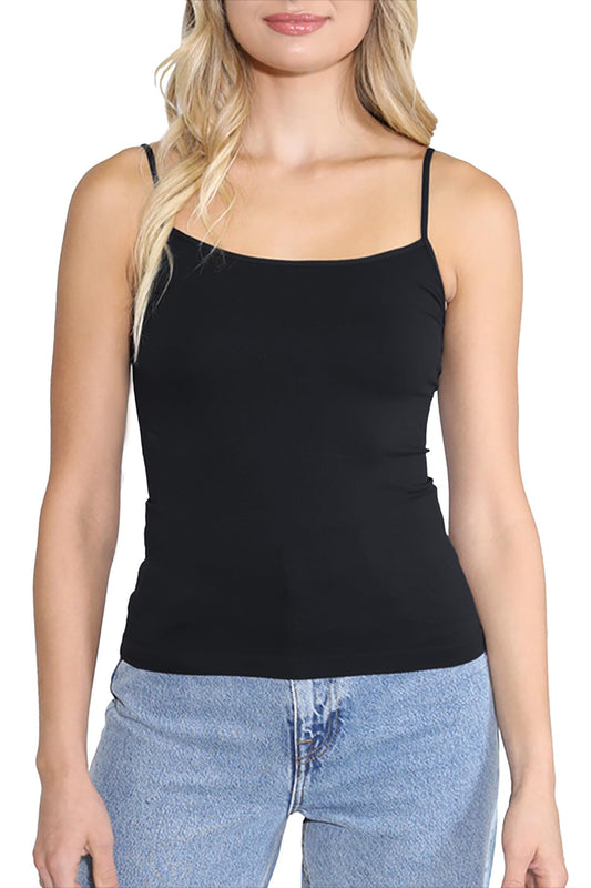 NIKIBIKI Women's Seamless Crop Camisole – Black