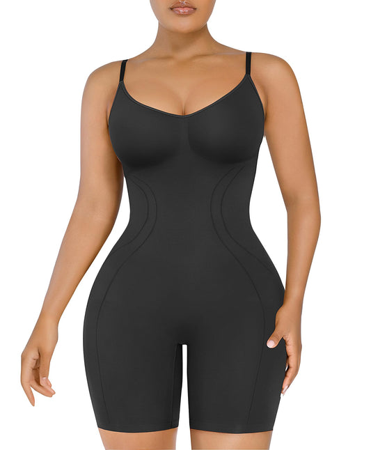 SHAPELLX Women’s Seamless Tummy Control Bodysuit Shapewear