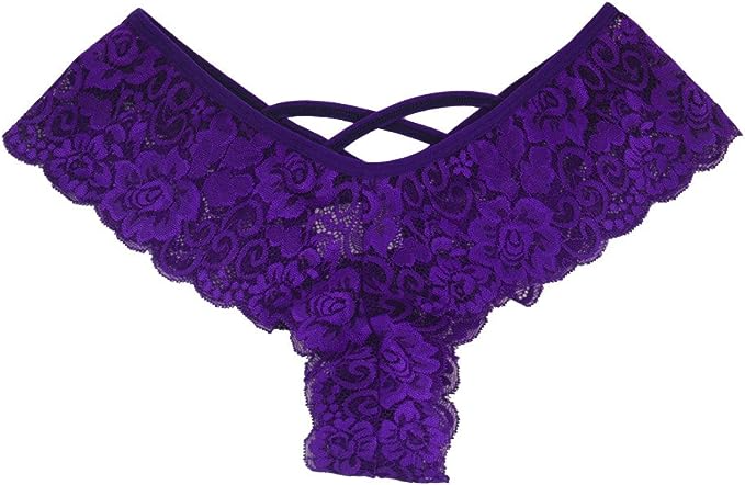 Women's Lace G-String Thong Panties 4-Pack