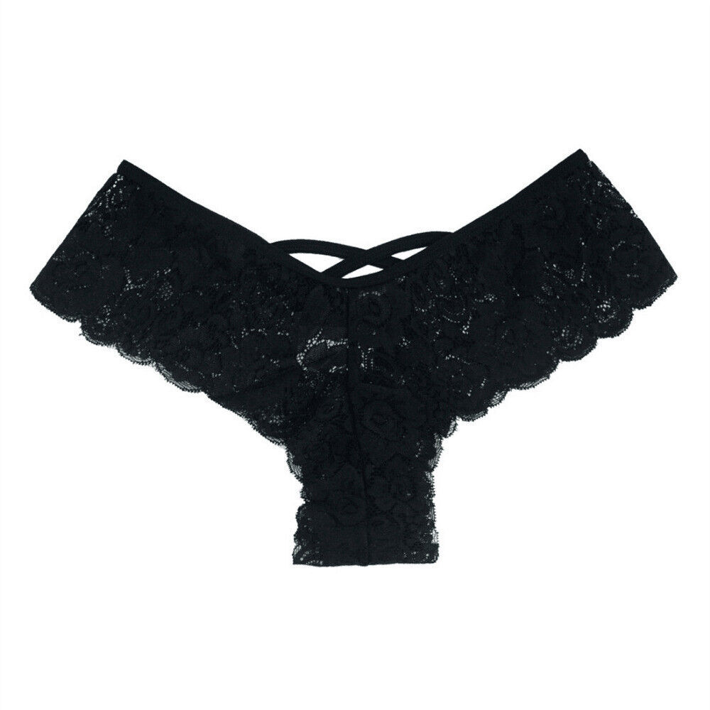 Women's Lace G-String Thong Panties 4-Pack