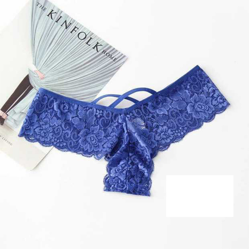 Women's Lace G-String Thong Panties 4-Pack