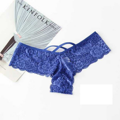 Women's Lace G-String Thong Panties 4-Pack
