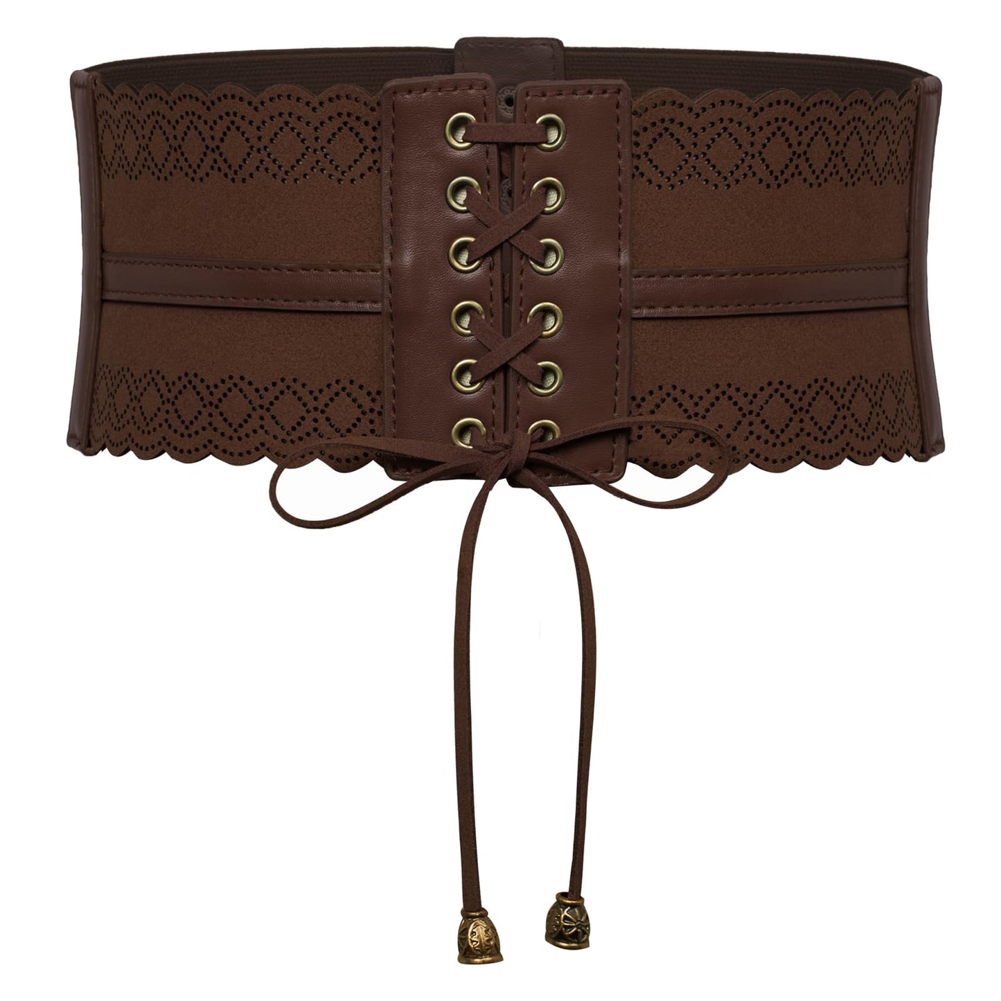 Elastic Lace-Up Corset Belt