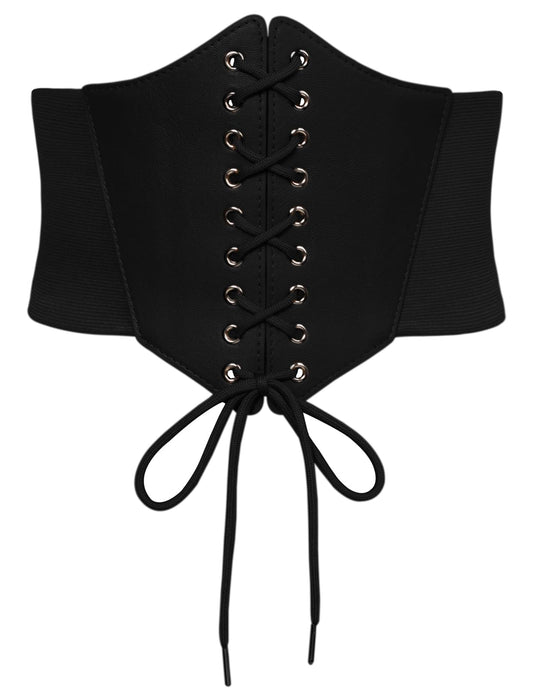 Wide Elastic Corset Belt