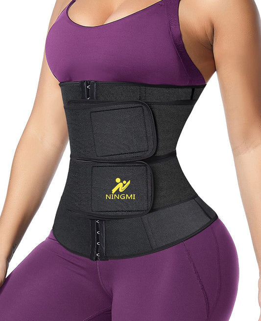 Sauna Waist Trainer Belt – Black