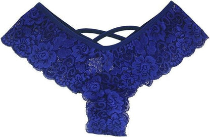 Women's Lace G-String Thong Panties 4-Pack