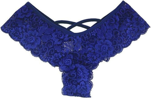 Women's Lace G-String Thong Panties 4-Pack