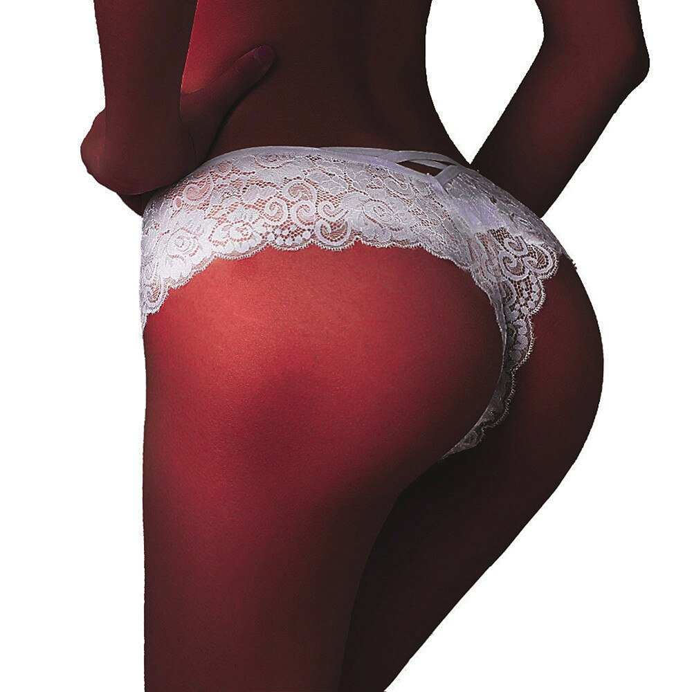 Women's Lace G-String Thong Panties 4-Pack