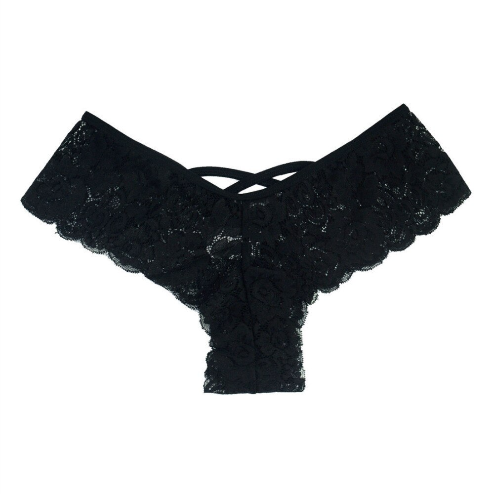 Women's Lace G-String Thong Panties 4-Pack