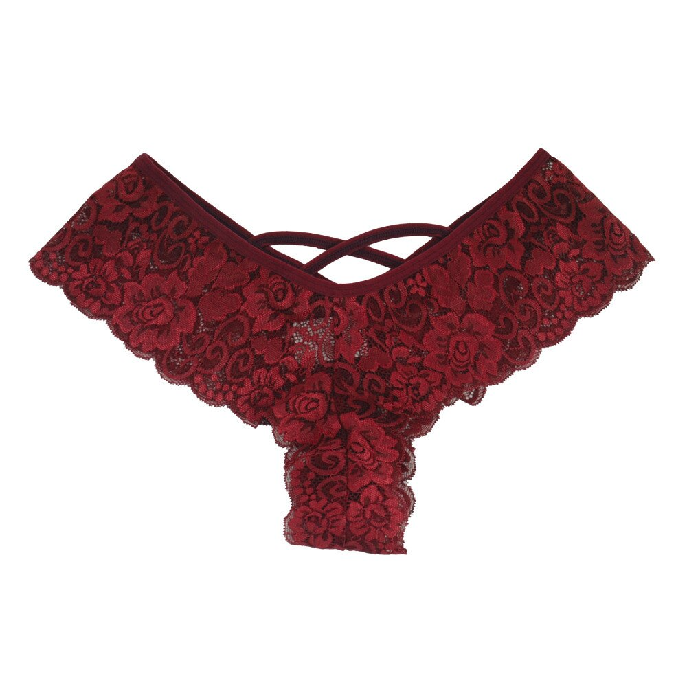 Women's Lace G-String Thong Panties 4-Pack
